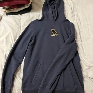 OVO - CLASSIC OWL HOODIE - NAVY  Large